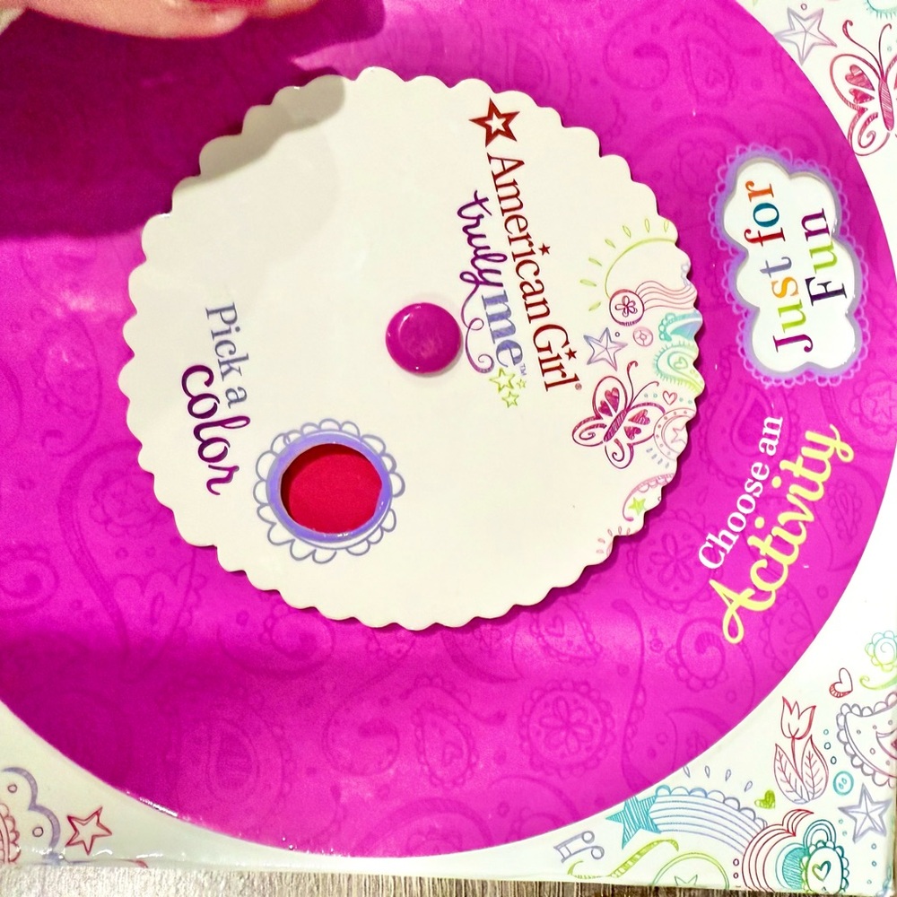 American Girl Truly Me Pick a Color Choose an Activity Wheel Card Box Game. NEW💕 - Picture 7 of 11
